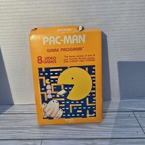 Atari Pac-Man 1981 CX2646 Original Box Manual Electronics Games Gaming